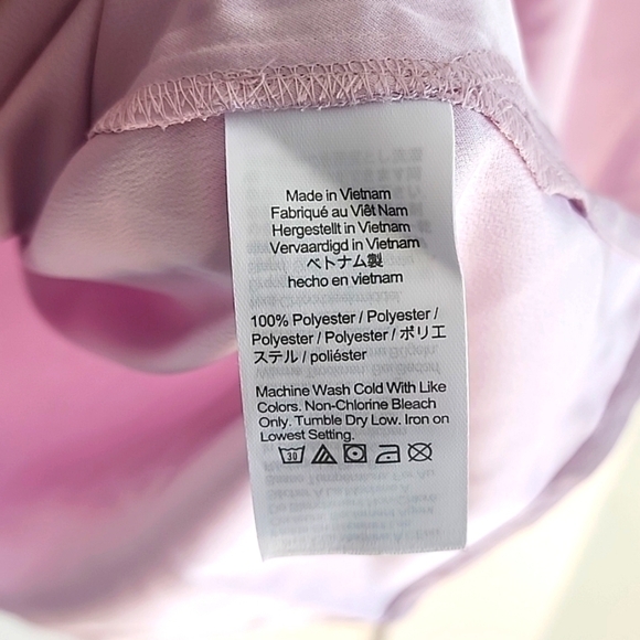 Nwt J.Crew pink keyhole blouse size small tall - Picture 4 of 4